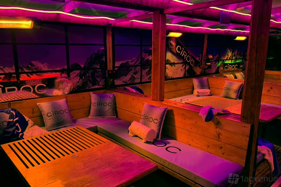 Semi-Private Booth Area